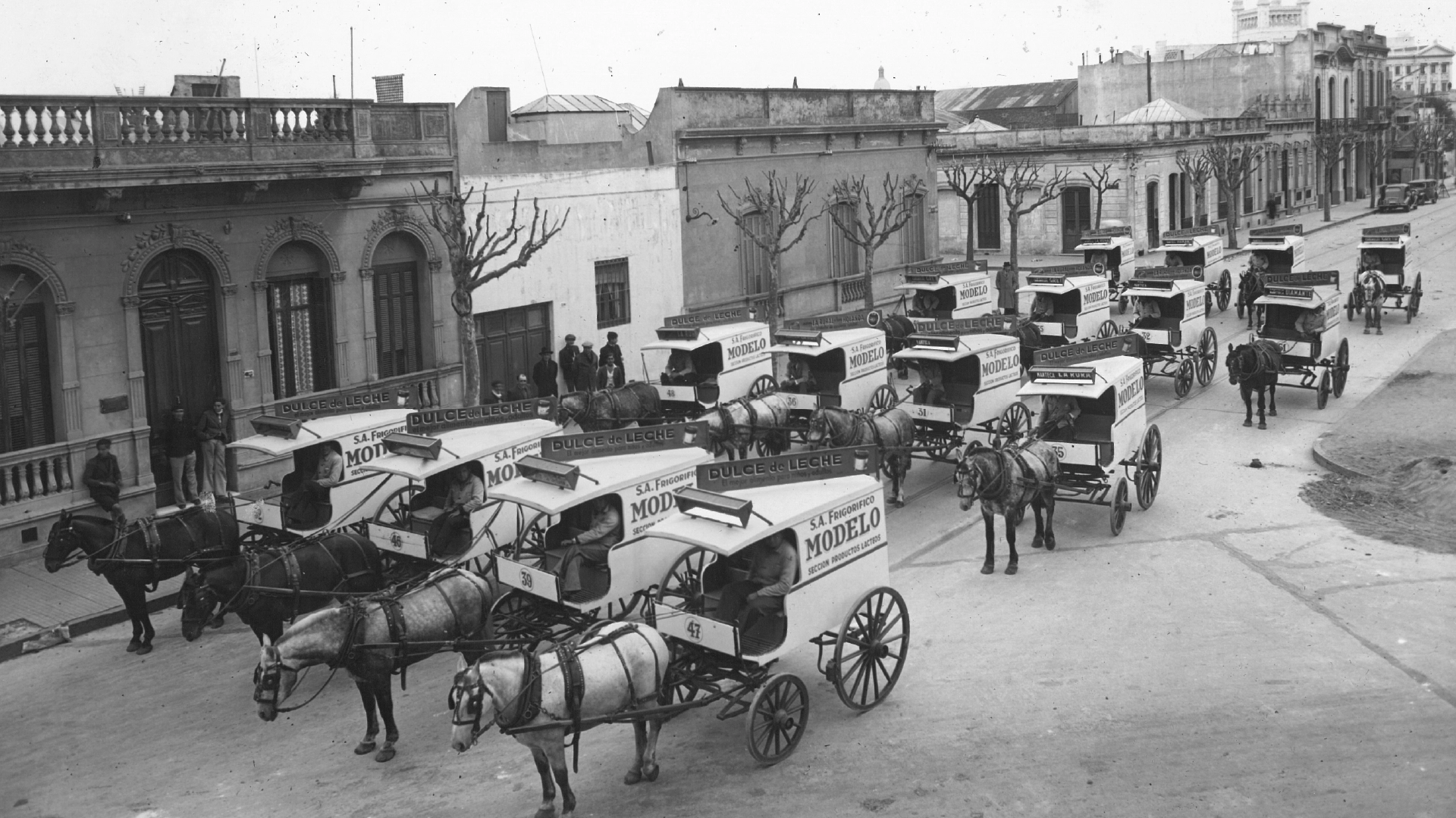 Flota de carros del Frigorífico Modelo, Montevideo